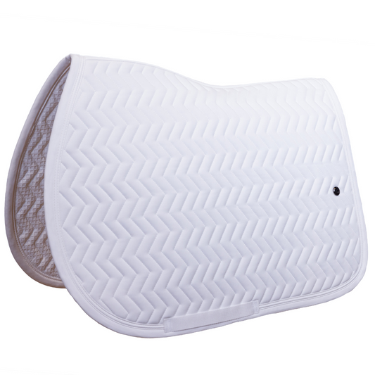 Tapis de selle Arrow - blanc