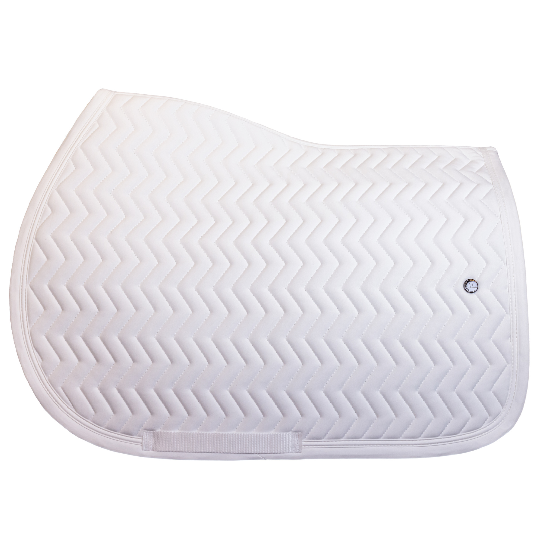 Tapis de selle Arrow - blanc
