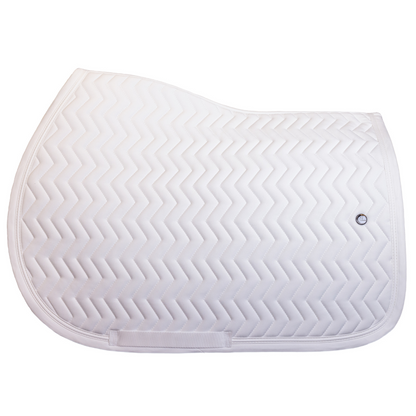 Tapis de selle Arrow - blanc