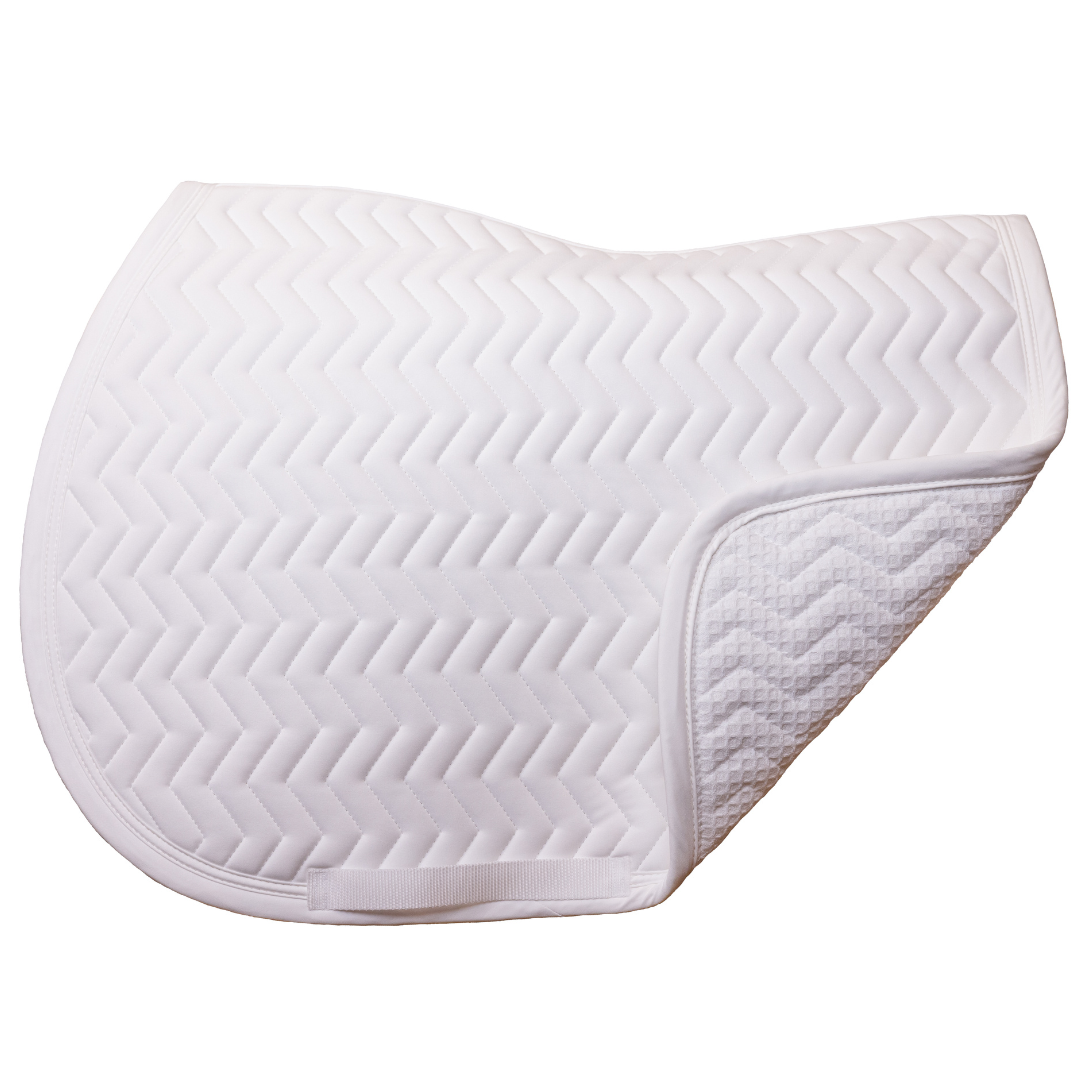 Tapis de selle Arrow - blanc