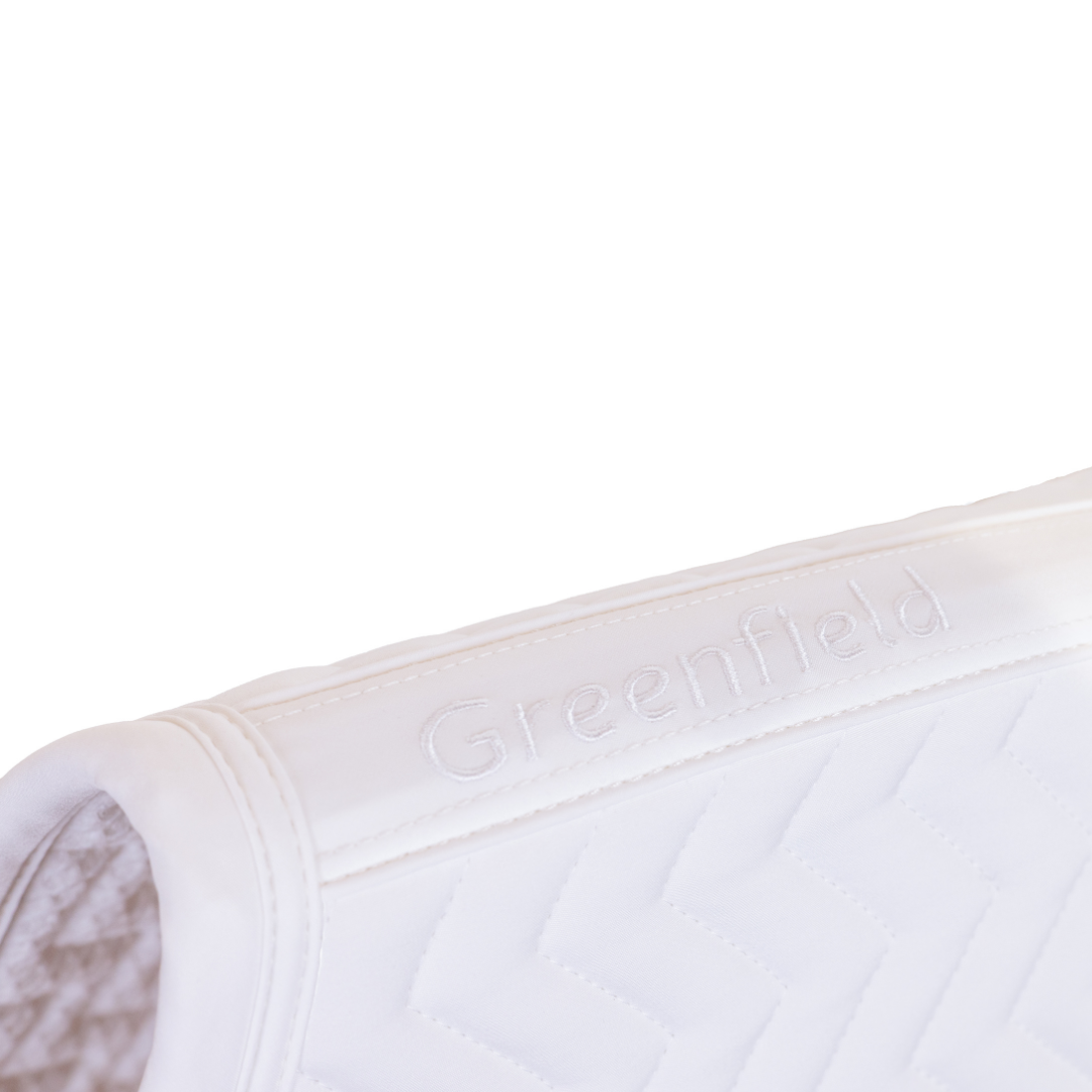 Tapis de selle Arrow - blanc