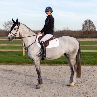 Tapis de selle Arrow - blanc