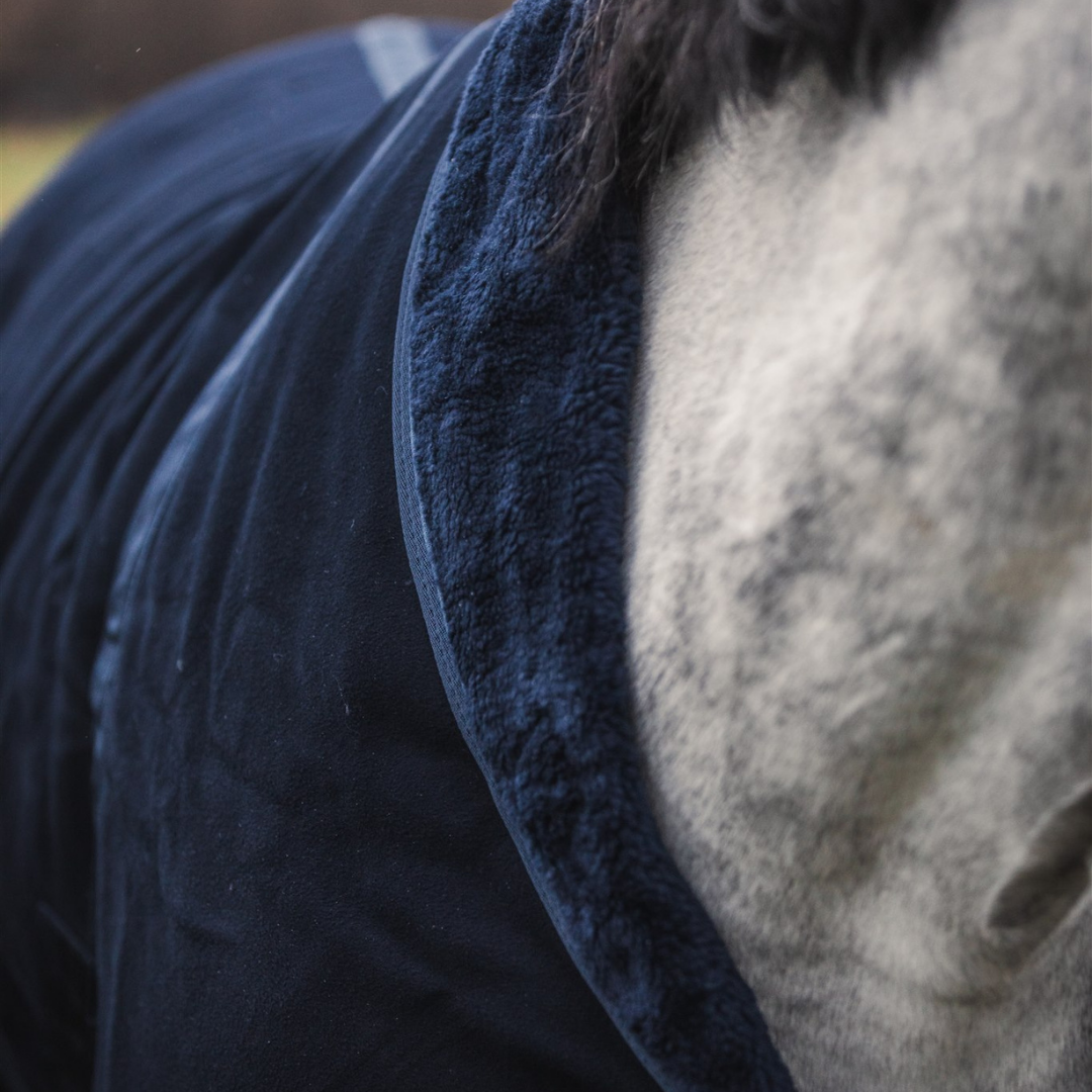 Teddy fleece deluxe - blauw