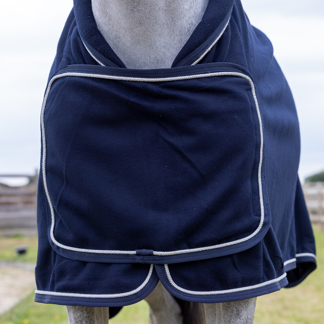 Fleece publicity rug - navy/navy-silver