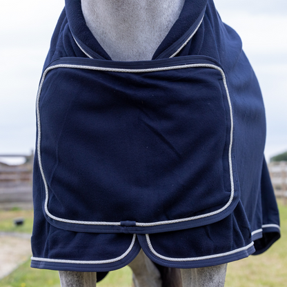 Fleece publicity rug - navy/navy-silver