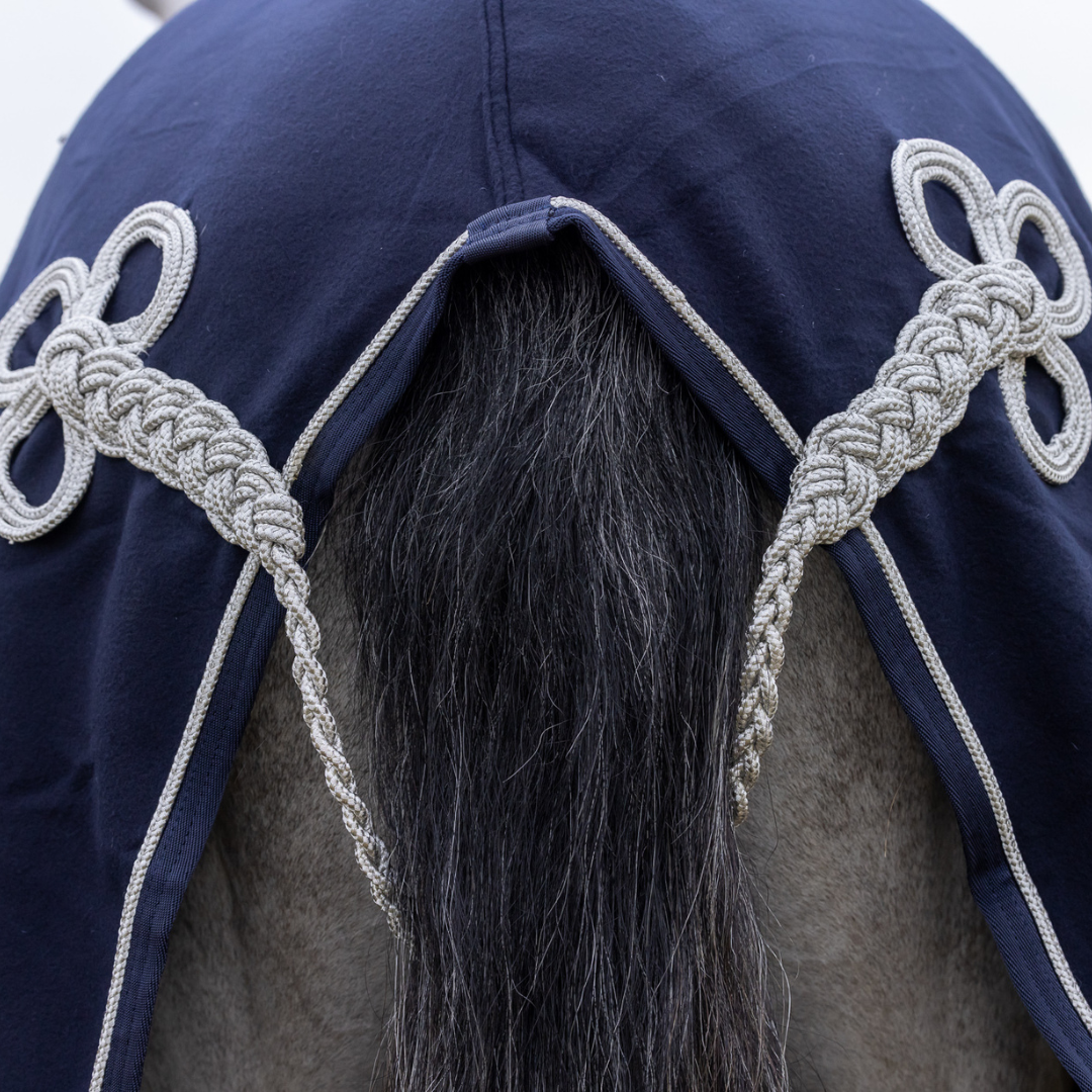 Fleece publicity rug - navy/navy-silver