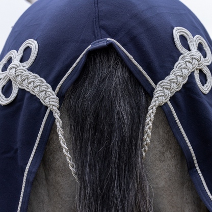 Fleece publicity rug - navy/navy-silver