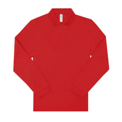 B&C My Polo 180 Long Sleeve - Men