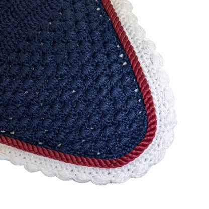 Pony - Bonnet - bleu marine/blanc-bordeaux
