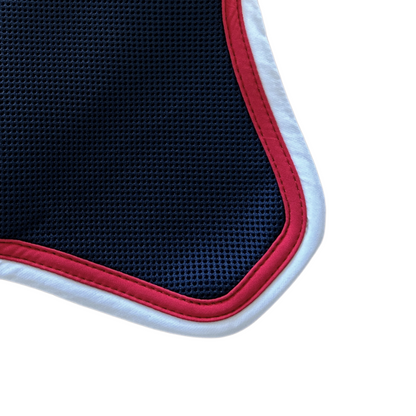 Mesh Flyveil - navy/red-white