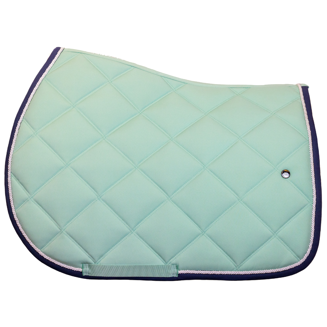 Tapis de selle Diamond - vert menthe