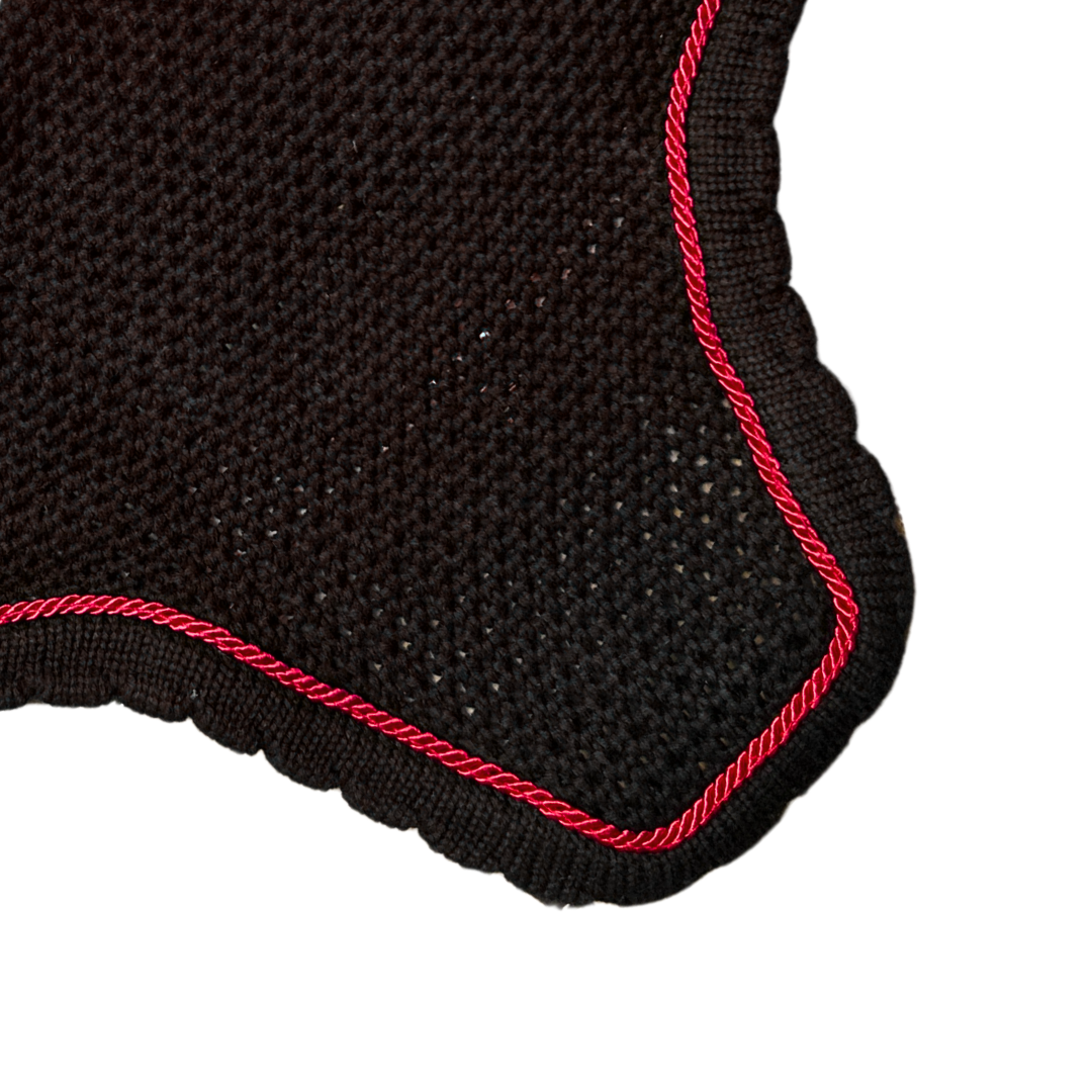 Bonnet Classic - noir/noir-rouge