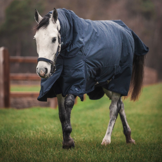 Turnout rug 200 gram - Navy