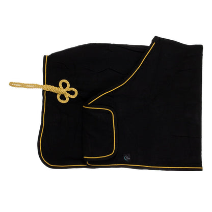 Publicity Honeycomb rug - black/black-gold