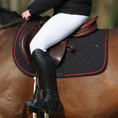 Saddle pad cookie - black/black-red