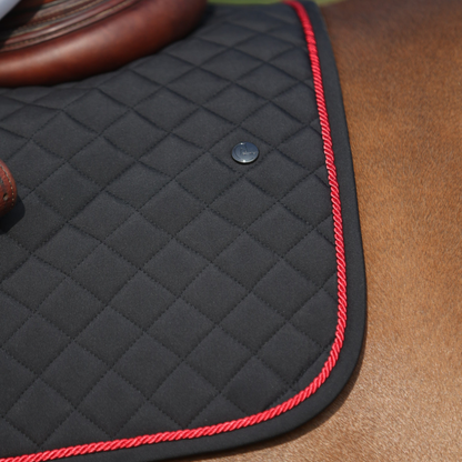 Saddle pad cookie - black/black-red