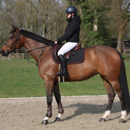 Saddle pad cookie - black/black-red
