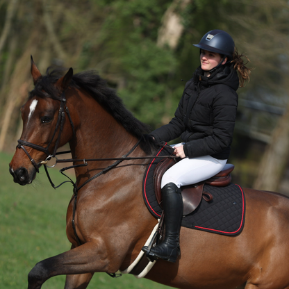 Saddle pad cookie - black/black-red