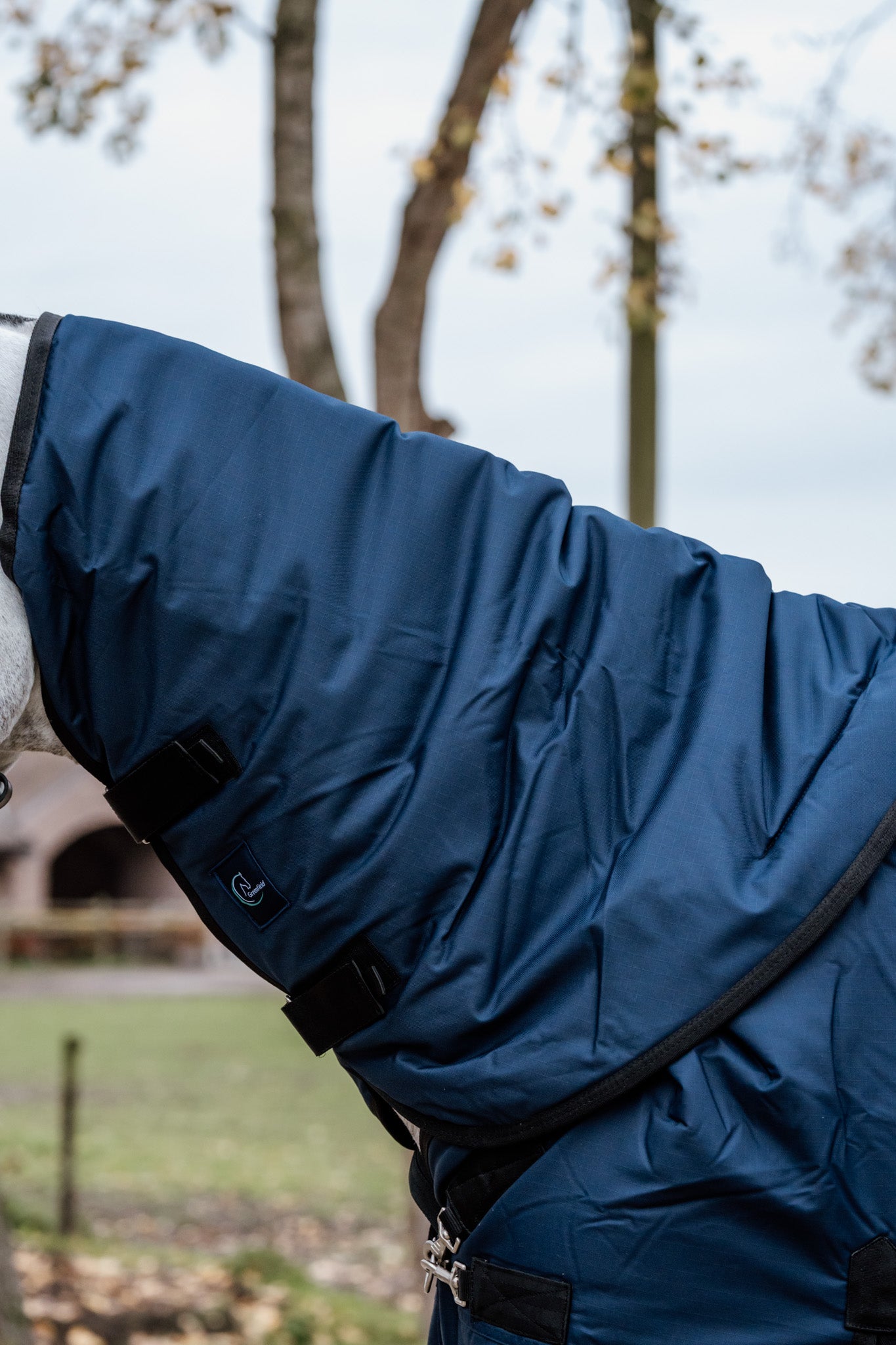 Afneembaar nekstuk - blauw