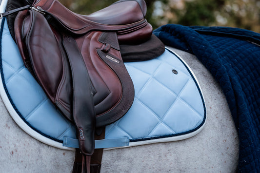 Tapis de selle Diamond - Bleu mystique