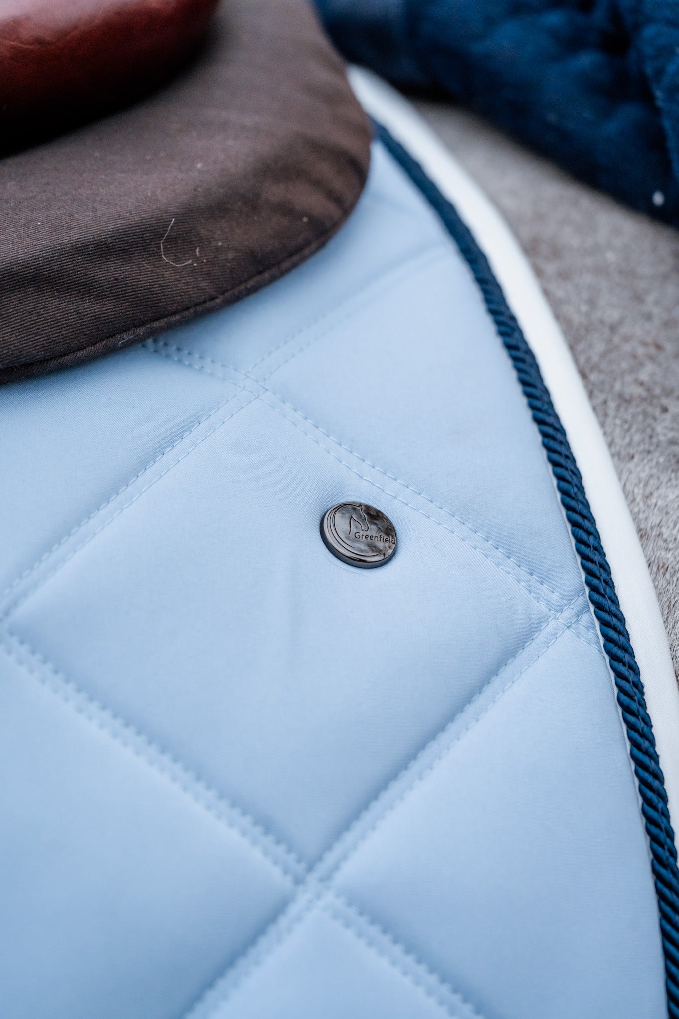 Tapis de selle Diamond - Bleu mystique