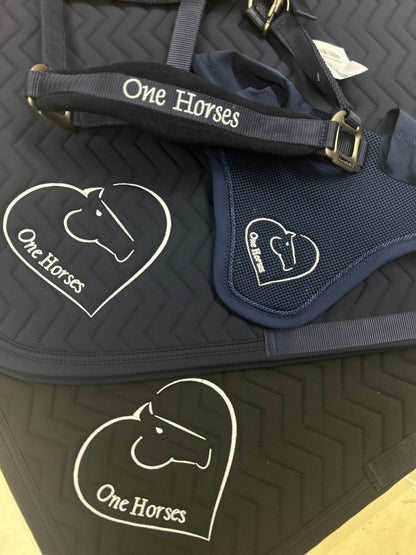 Mesh Oornetje - sparkle blauw