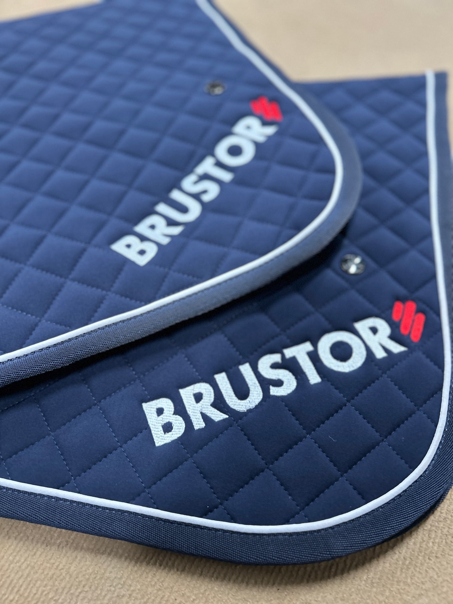 Saddle pad cookie - navy/navy-white