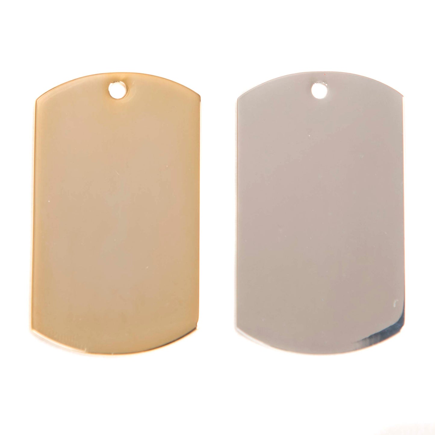 Key chain tag - vertical