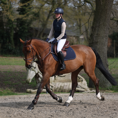 Saddle pad cookie - navy/navy-mix