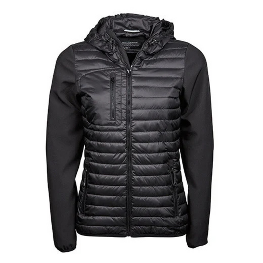 Damen - Crossover Neopren Kapuzenjacke