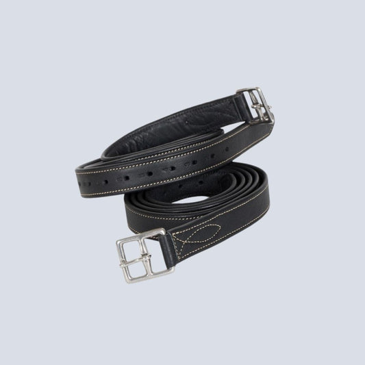 Weiche Steigbügelriemen schwarz