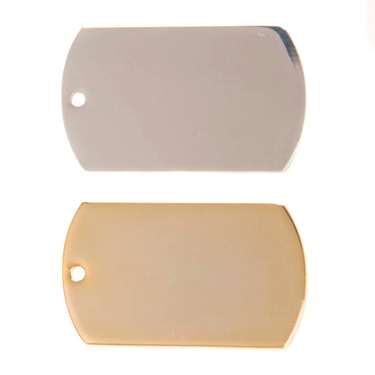Key chain tag - horizontal