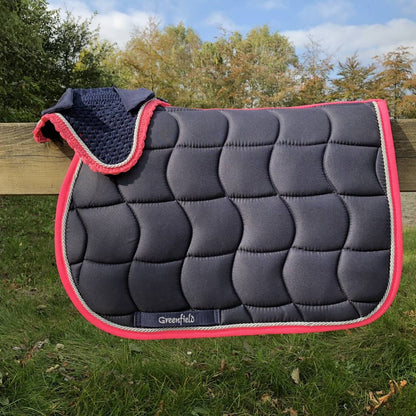 Oornetje Classic - blauw/roze - zilvergrijs
