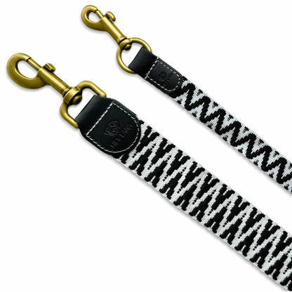 Dog Leash - Black/White
