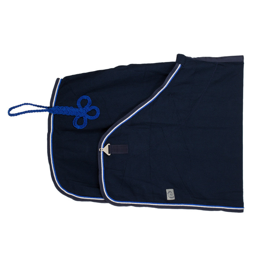 Honeycomb rug - navy/navy-white/royalblue