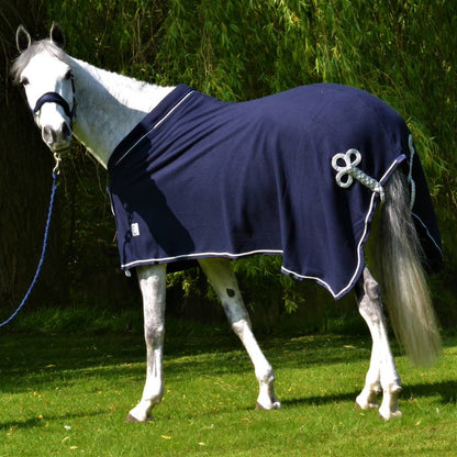 Fleece publicity rug - navy/navy-silver with GF logo