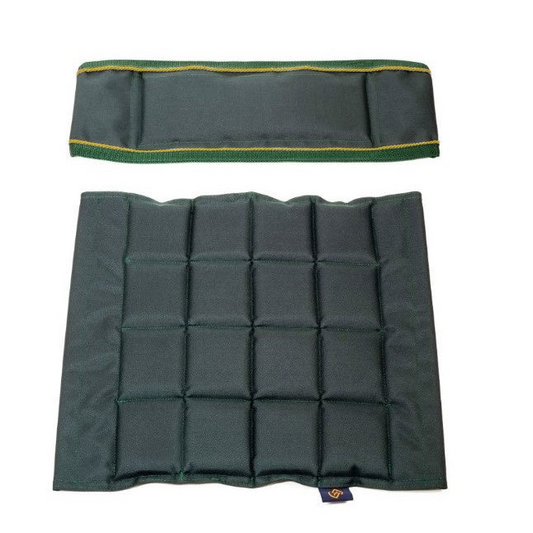 Seat and Back green/gold cord