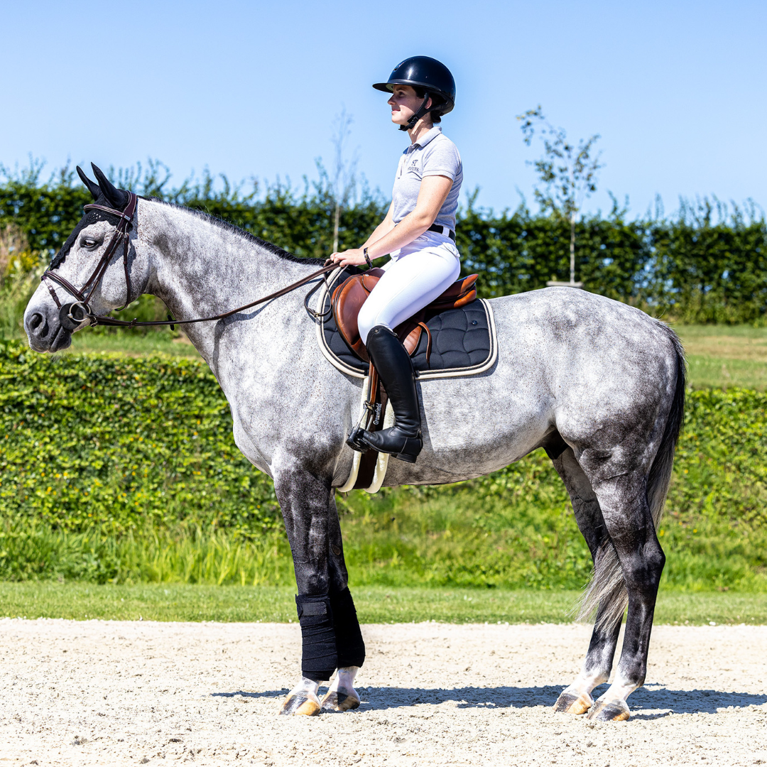 Schabracke Classic – schwarz/beige-schwarz/beige