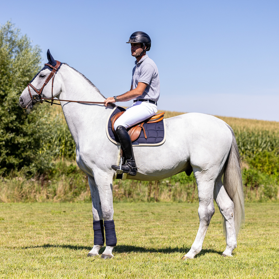 Tapis De Selle 3/4 Classic Equine - 32x34 Pouces, En Laine
