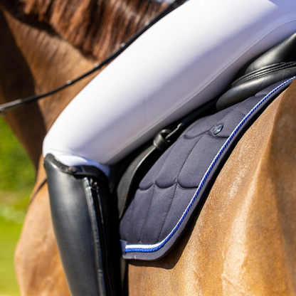 Zadeldoek Classic - blauw/blauw - wit/koningsblauw