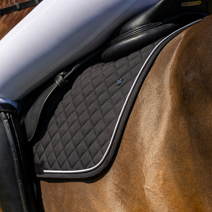 Saddle pad Cookie pony - black/black-white