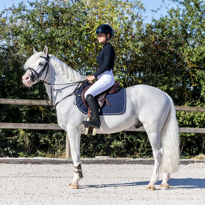 Saddle pad cookie - navy/navy-white