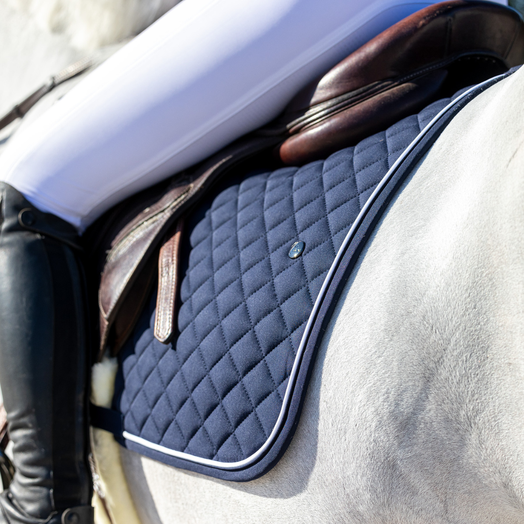Saddle pad cookie - navy/navy-white