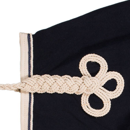 Fleece rug - navy/beige-navy/beige