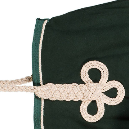 Fleece rug - green/green-beige