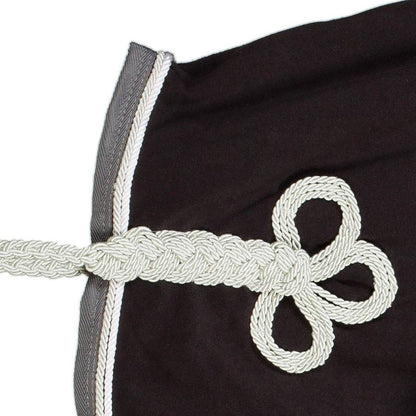 Fleece deken - grijs/grijs - wit/zilvergrijs