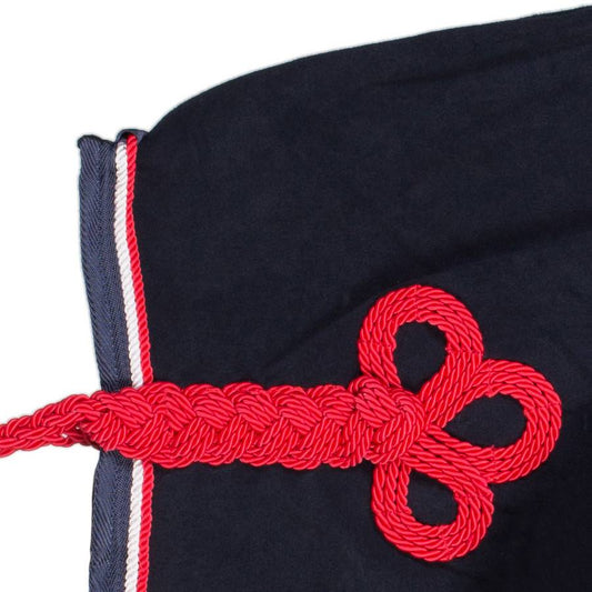 Couvre-reins polaire - bleu marine/bleu marine-blanc/rouge