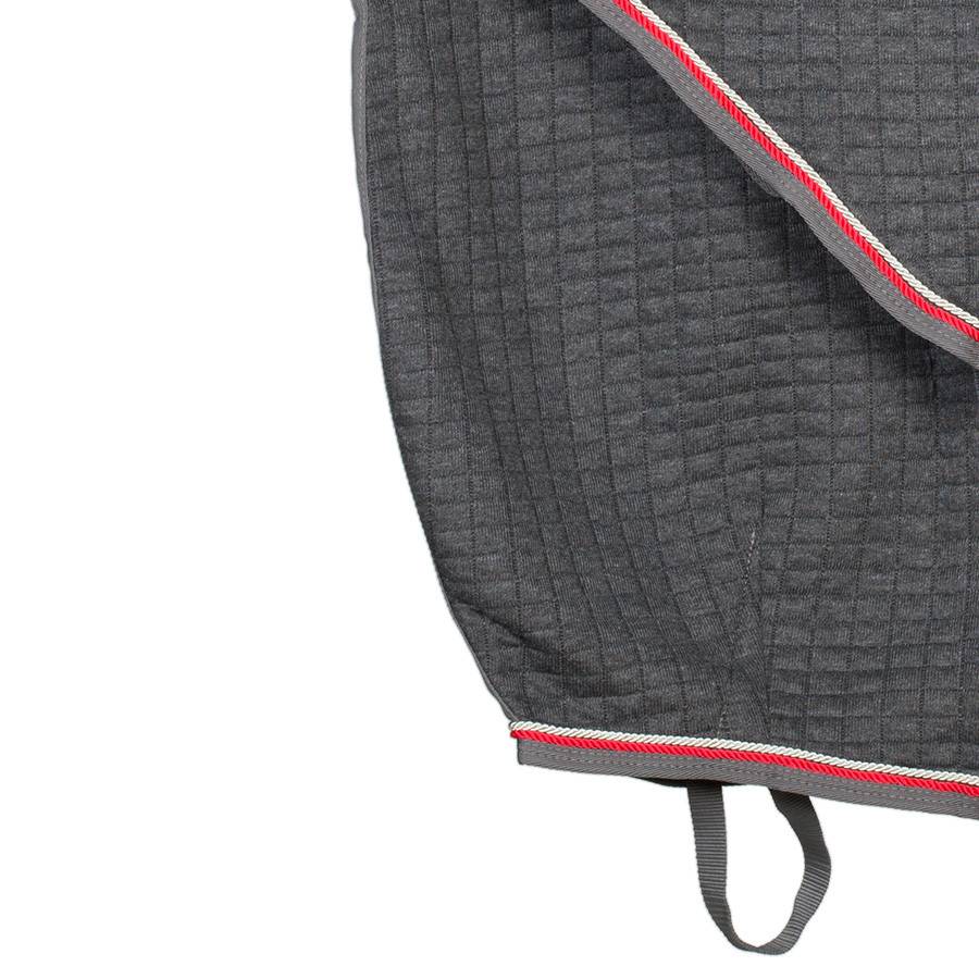 Thermo rug - grey/grey-silvergrey/red