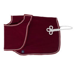 Couvre-reins polaire - bordeaux/bordeaux-argent