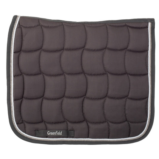 Zadeldoek Classic dressuur - grijs/grijs - wit/zilvergrijs
